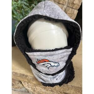 FOCO NFL Denver Broncos Sherpa Lined Head Warmer Gaiter Scarf